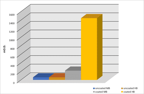 Adsorption of Bovine Serum Albumin test results