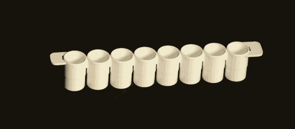 anti DYKDDDDK plates white strip