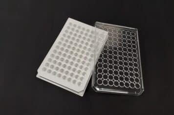 Poly-L-lysine White solid 96 well plate with lid